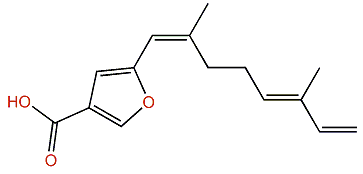 (Z,E)-5-(2,6-Dimethylocta-1,5,7-trienyl)-3-furan-carboxylic acid